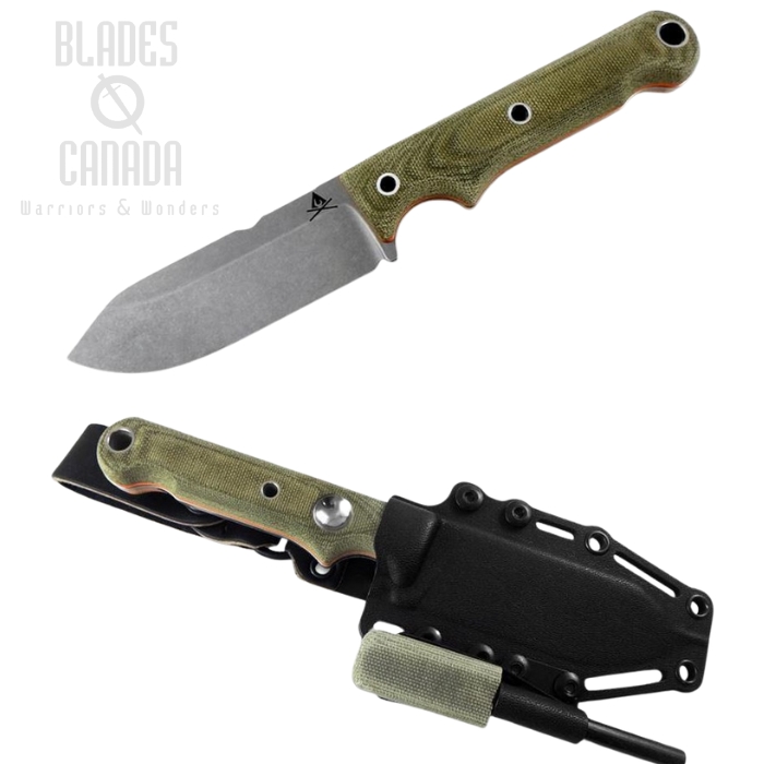 White River Firecraft FC4 Fixed Blade Knife, S35VN, Kydex Sheath